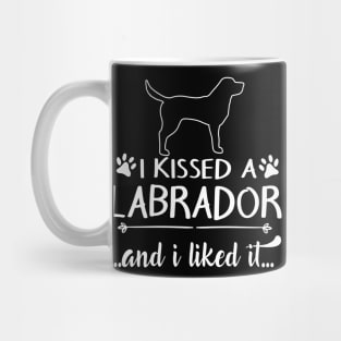 I Kissed A Labrador Mug